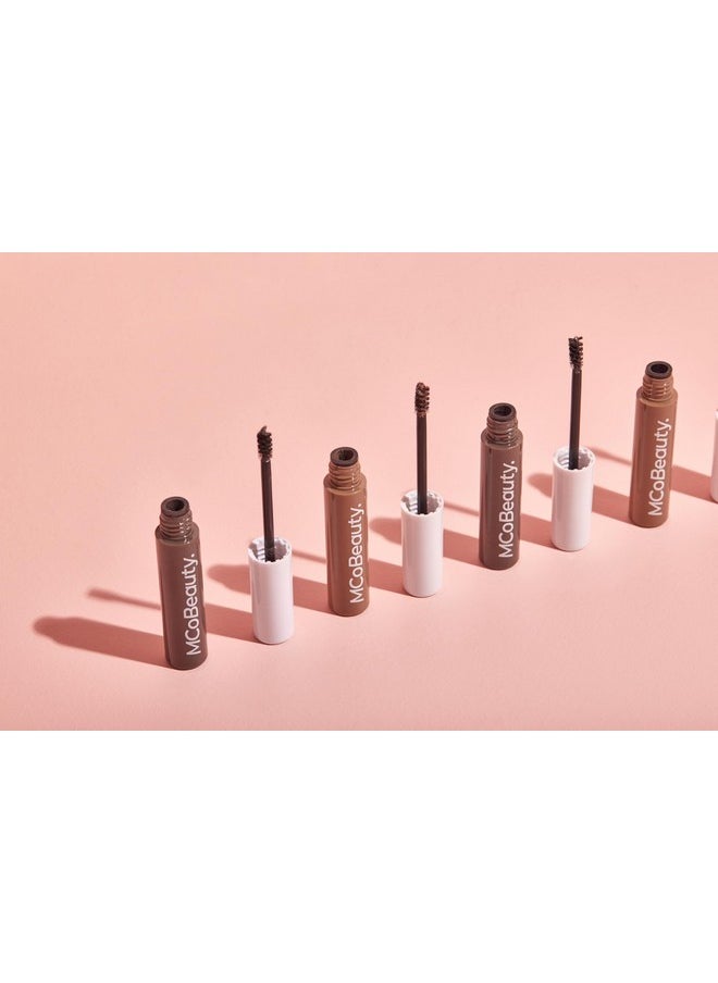 MCoBeauty Precision Brow Pencil - Sculpt And Style For Perfect, Precise, Natural Looking Brows - Fine-Tip Applicator - Water And Sweat Resistant Formula That Lasts All Day - Medium/Dark - 0.025 oz