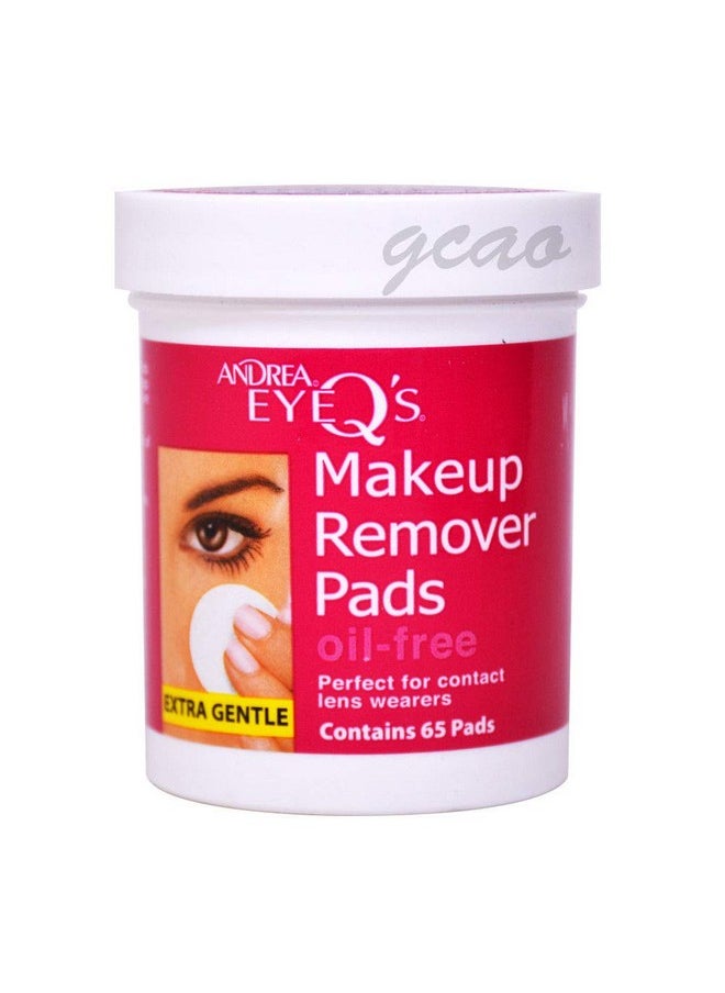 Andrea Eye Q's Oilfree Eye Makeup Remover Pads, 65 Count
