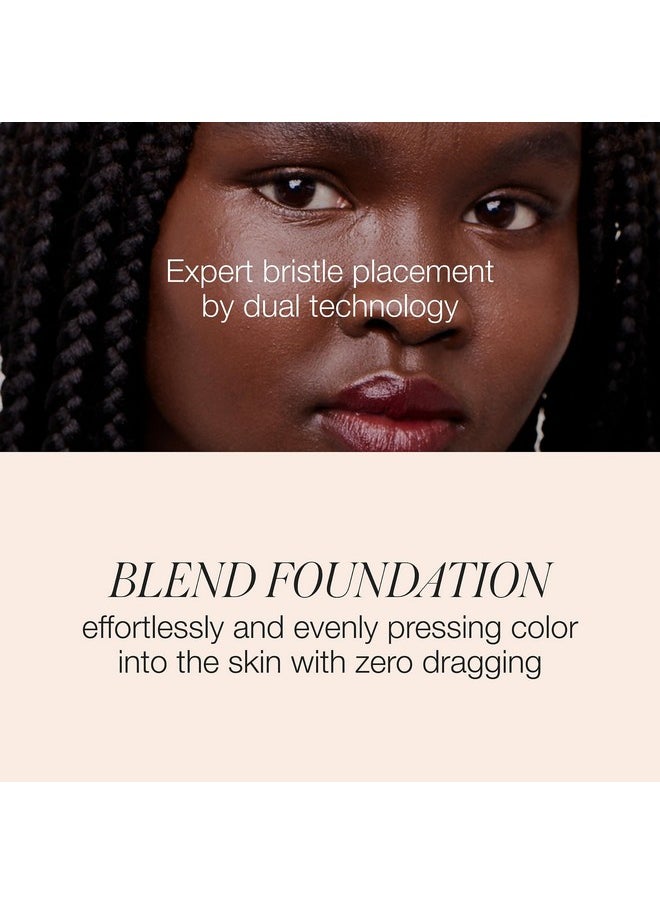 RMS Beauty Skin2Skin Foundation Brush - Made with Synthetic Fibers, Vegan & Cruelty-Free (1 Count)