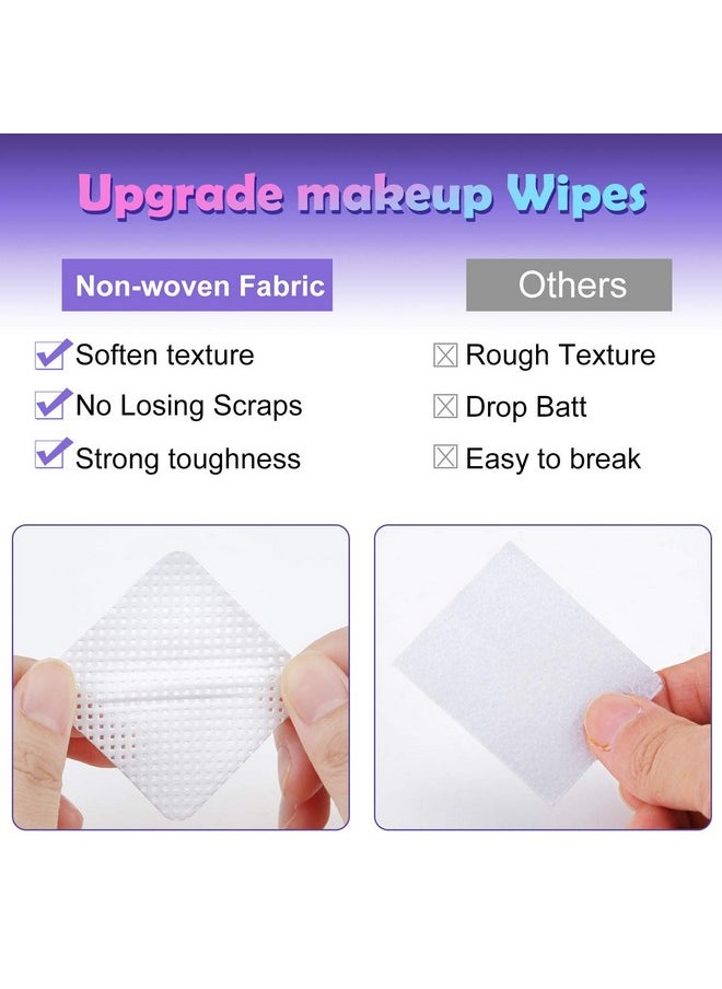 400 Pieces Nail Art Polish Wipes Eyelash Glue Cleaner Glue Wiping Cloth Non-woven Fabric Wipes Removal Tool for Eyelash Extension Glue and Nail Polish Bottle