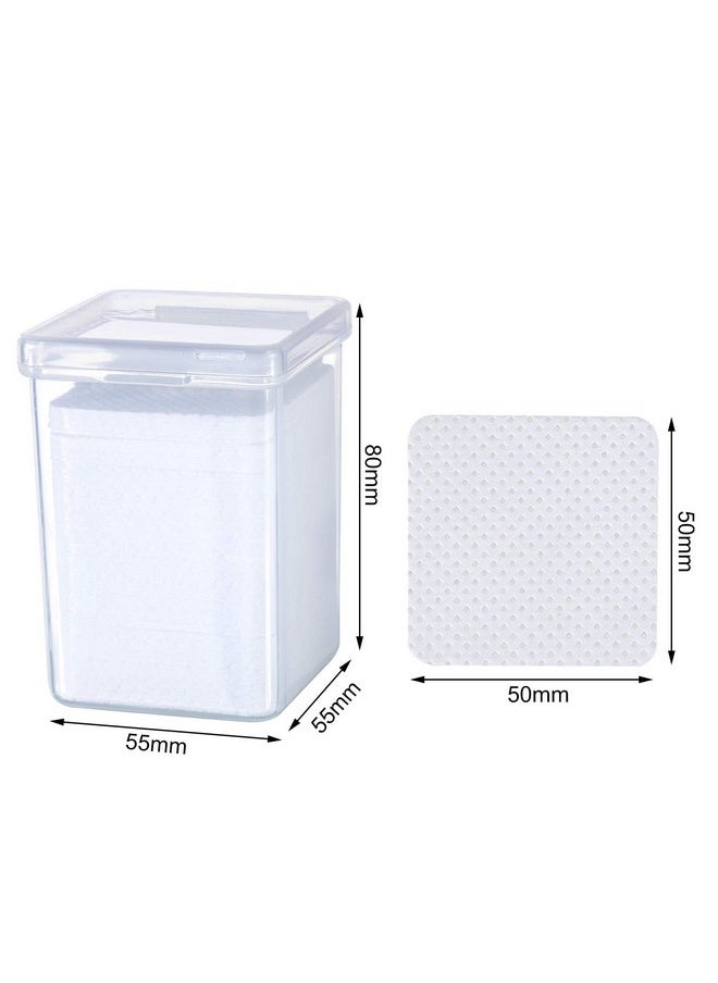400 Pieces Nail Art Polish Wipes Eyelash Glue Cleaner Glue Wiping Cloth Non-woven Fabric Wipes Removal Tool for Eyelash Extension Glue and Nail Polish Bottle