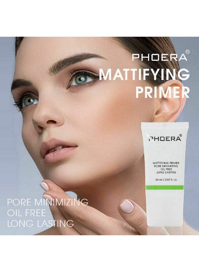 AQUAPURITY PHOERA FACE PRIMER Flawless Matte Finish Face Makeup Primer Oil Control Full Coverage Make Up Base beauty blender Long Lasting Moisturizing Pores Minimiser & Wrinkle Filler (24ml)