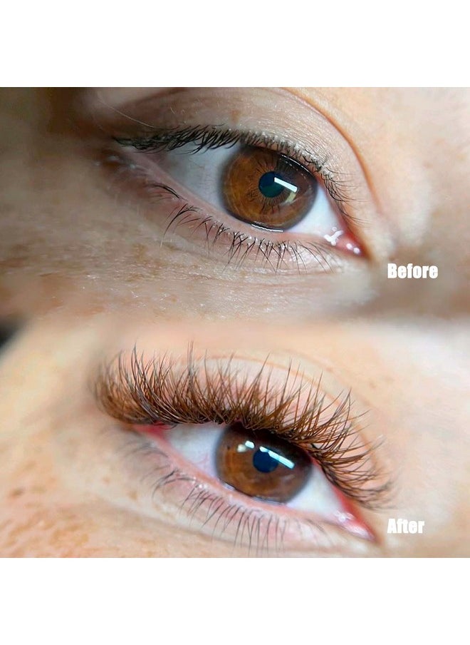 DAODER Brown Mink Lashes Natural Look Clear Band Cat Eye Strip False Eyelashes Brown Wispy Eyelashes 13mm Short Anime Lashes Reusable Light Eye Lashes Pack 10 Pairs(Brown Cat Eye)