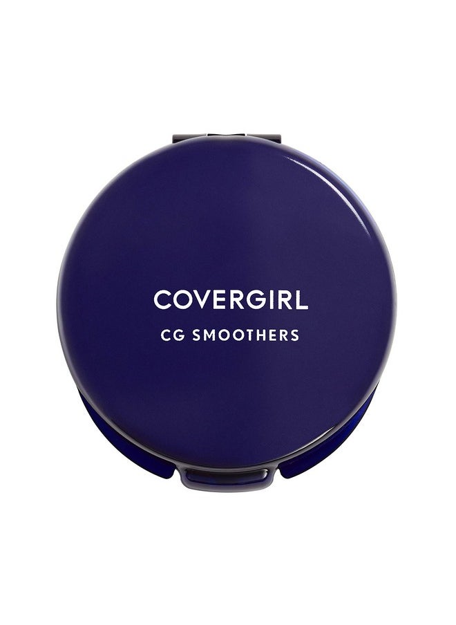 COVERGIRL Smoothers Pressed Powder, Translucent Medium 715, 0.32 Ounce (Packaging May Vary) Powder Makeup with Chamomile