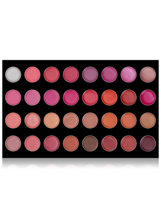 SHANY The Masterpiece 32 Color Lipstick Lip Gloss Sheer Lip Palette - THAT FIRST KISS