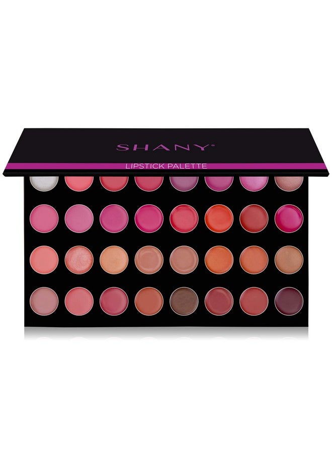 SHANY The Masterpiece 32 Color Lipstick Lip Gloss Sheer Lip Palette - THAT FIRST KISS