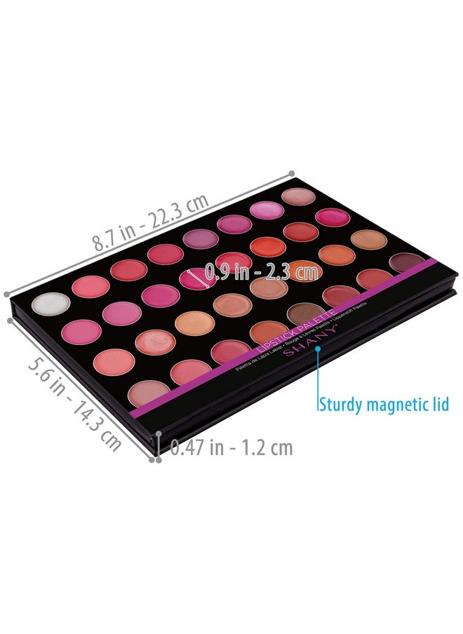 SHANY The Masterpiece 32 Color Lipstick Lip Gloss Sheer Lip Palette - THAT FIRST KISS