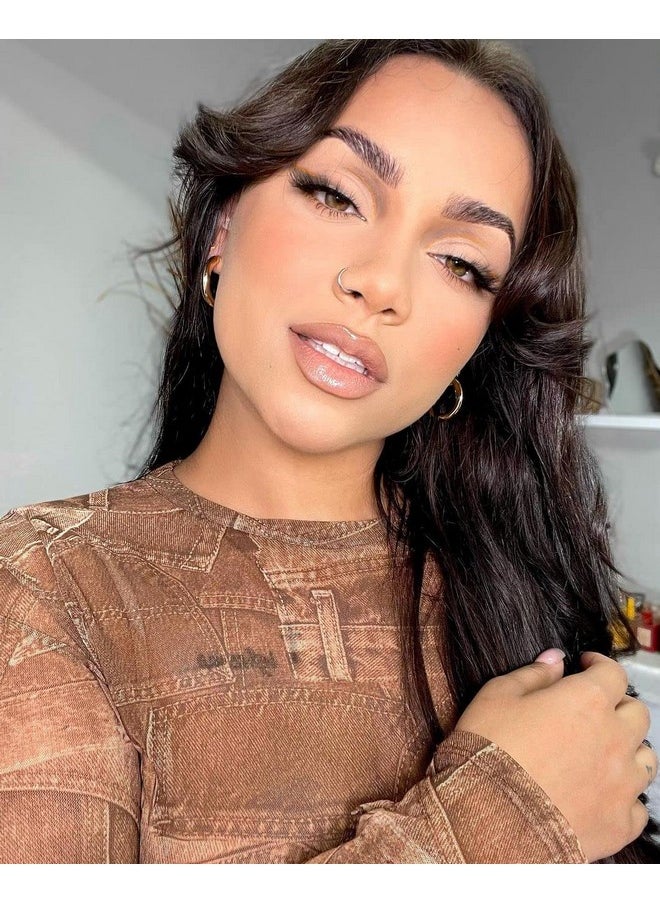 Lilly Lashes Royalty - Lite Mink Lashes | False Eyelashes Perfect for Small, Mono Lid And Almond Eyes | Cat Eye Mink Strip Fake Dramatic Fluffy Flare Lashes 15mm length, Reusable Up to 15 wears