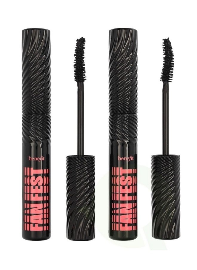 Benefit Fan Fest Fanning & Volumizing Mascara 2-Piece Set (0.3 Ounce Full Size + 0.14 Ounce Mini)