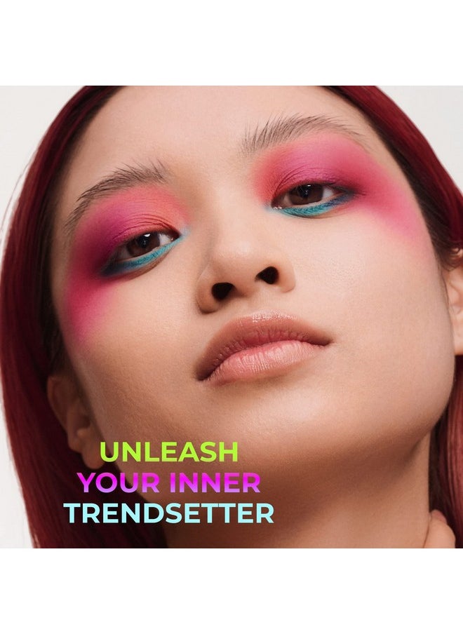 Lamel 16 Colors Highly Pigmented Eyeshadow Palette - Catchy Colors & Shimmers, Vibrant, Long-Lasting Formula with Neon Pigments - The Myth of Utopia, 16gr