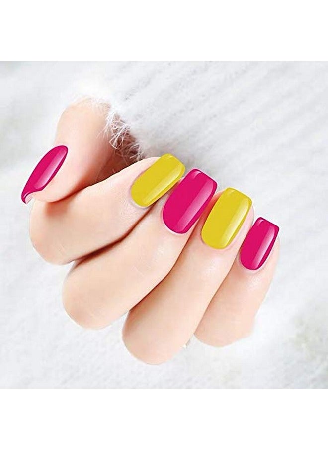 Vishine Gel Nail Polish 24 Colors Set Soak Off Gel Nail Polish Kit Nail Art Manicure Pedicure New Starter Pretty Color Collection Gift Set 8ml