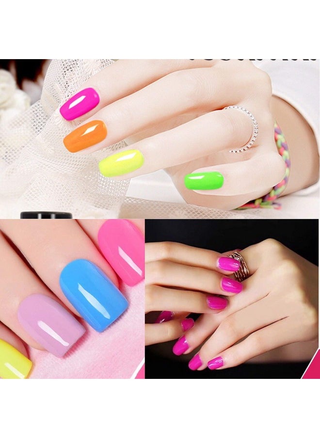 Vishine Gel Nail Polish 24 Colors Set Soak Off Gel Nail Polish Kit Nail Art Manicure Pedicure New Starter Pretty Color Collection Gift Set 8ml