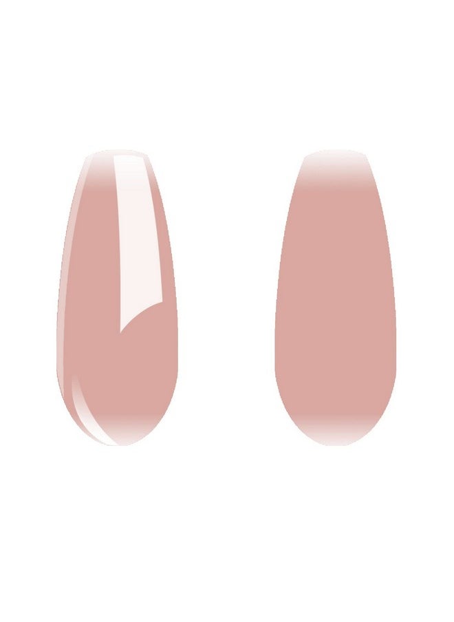Vishine French Rose Gel Nail Polish - 16ml Nude Pink Gel Polish Translucent Nail Soak Off LED Nail Lamp Jelly Gel Polish Nail Art Gel 0.54Oz M086