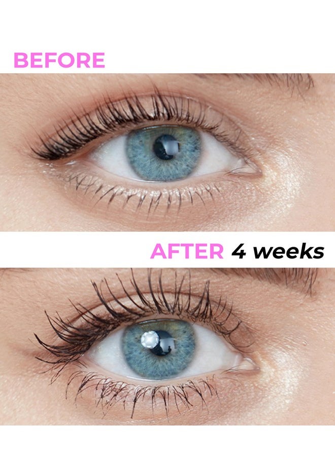 Stacy Lash Growth Serum (0.17fl.oz / 5ml) | Eyebrow & Eyelash Enhancing Serum for Natural Lashes & Brows | Lash Serum for Eyelash Growth and Thickness