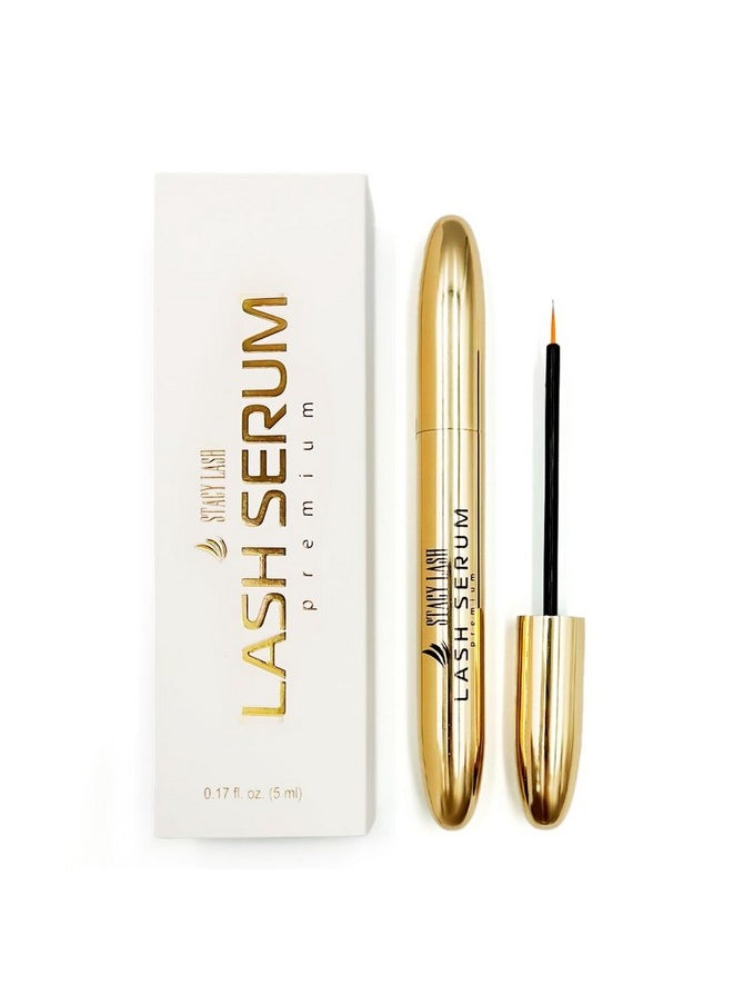 Stacy Lash Growth Serum (0.17fl.oz / 5ml) | Eyebrow & Eyelash Enhancing Serum for Natural Lashes & Brows | Lash Serum for Eyelash Growth and Thickness