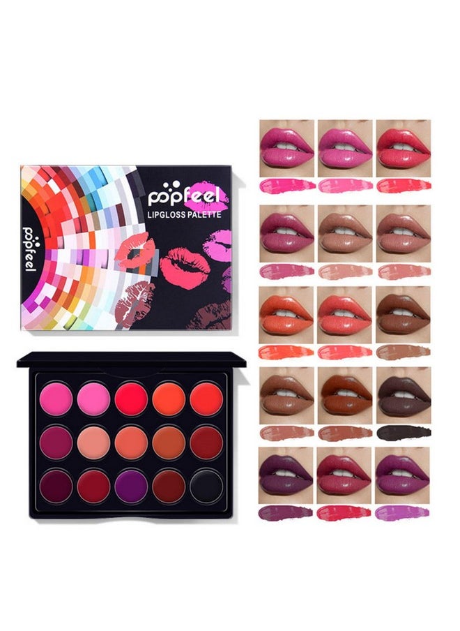 Pure Vie All-in-One Holiday Gift Surprise Makeup Set Essential Starter Bundle Include Eyeshadow Palette Lipstick Concealer Blush Mascara Eyeliner Face Powder Lipgloss Brush - Full Makeup Kit for Women