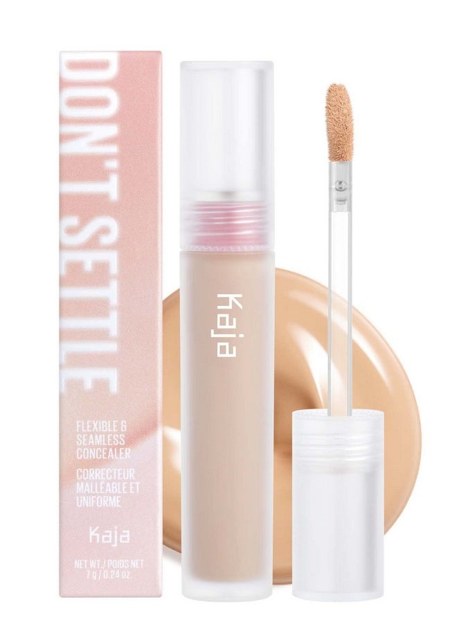 Kaja Liquid Concealer - Don't Settle | with Aqua Ceramide, Hydrating, Buildable, Lightweight, Seamless Coverage, 05 Fortune Cookie, 0.21 Oz