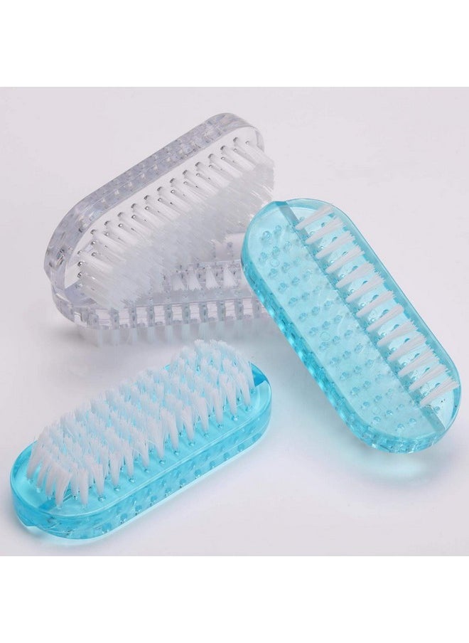 Cleaning Nail Brush Handle Scrubbing Brushes (Plastic Brush-4 Pcs)