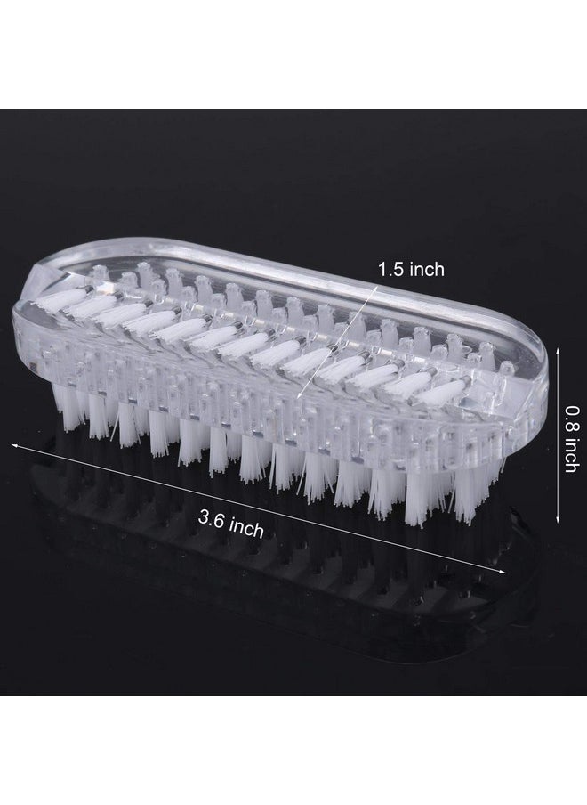 Cleaning Nail Brush Handle Scrubbing Brushes (Plastic Brush-4 Pcs)
