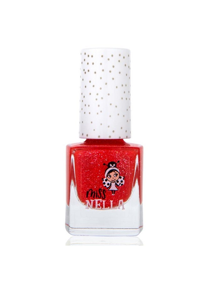 MISS NELLA Peel-Off Nail Polish for Kids (Croco Dazzle)