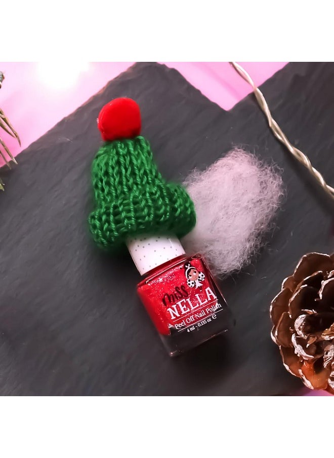 MISS NELLA Peel-Off Nail Polish for Kids (Croco Dazzle)