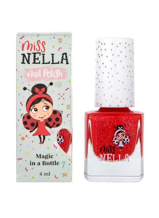 MISS NELLA Peel-Off Nail Polish for Kids (Croco Dazzle)