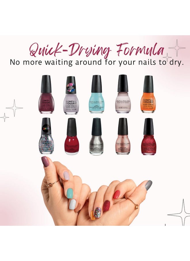 Sinful Colors Nail Polish Set 10 Piece Surprise, Plus 2 Bonus Repeat Shades