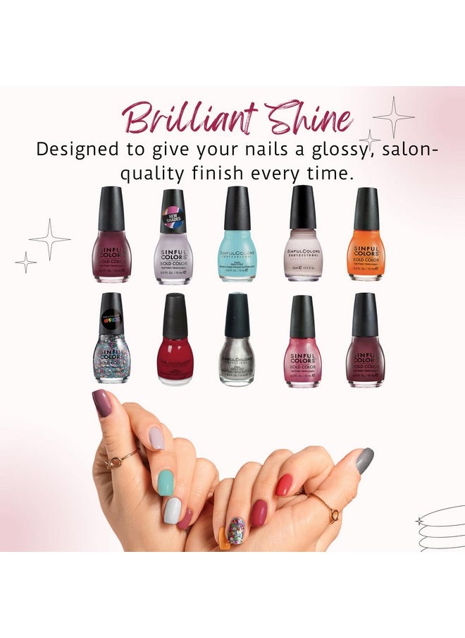 Sinful Colors Nail Polish Set 10 Piece Surprise, Plus 2 Bonus Repeat Shades