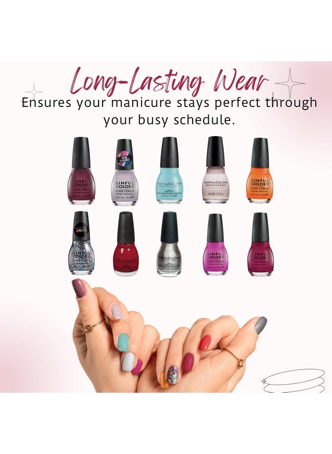 Sinful Colors Nail Polish Set 10 Piece Surprise, Plus 2 Bonus Repeat Shades