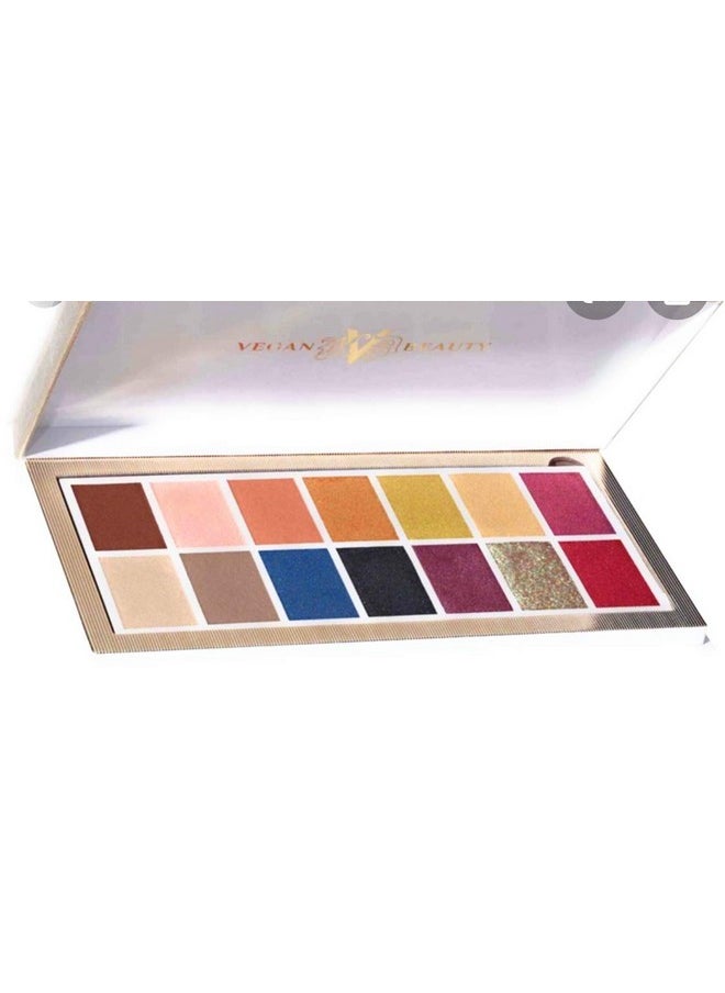 Kat Von D Edge Of Reality Eyeshadow Palette Holiday 14 Colorful Shades