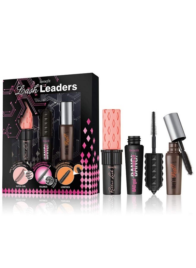Benefit Cosmetics Lash Leader Mini Travel Size Trio Roller Lash Bad Gal Bang They’re Real Travel Size