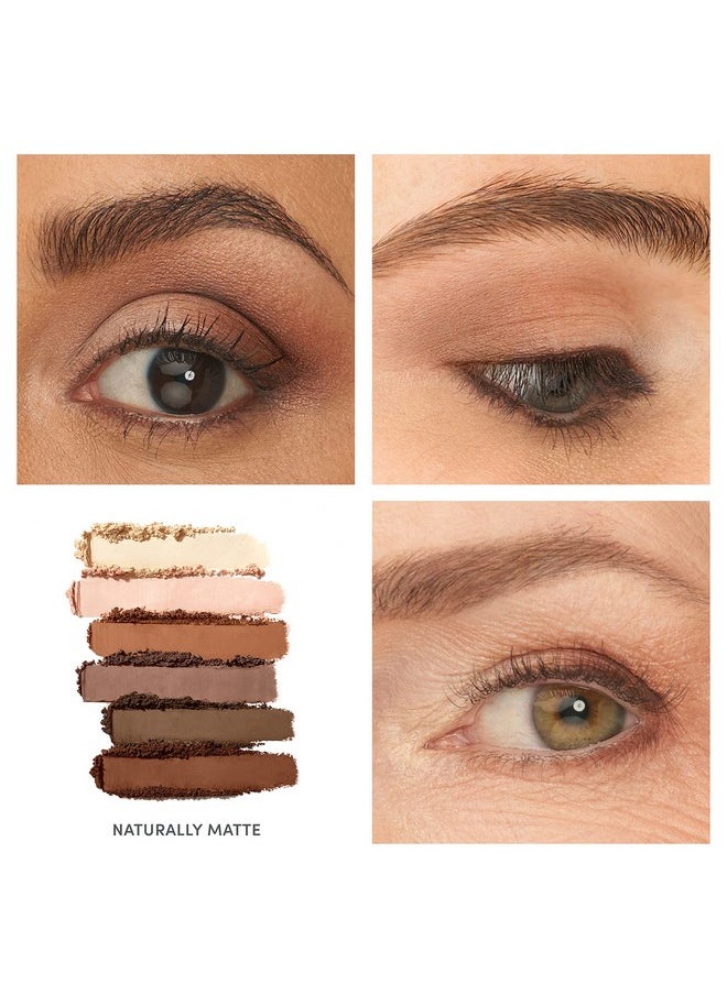 jane iredale PurePressed Eye Shadow Palette, Naturally Matte, 0.12 oz., Powder