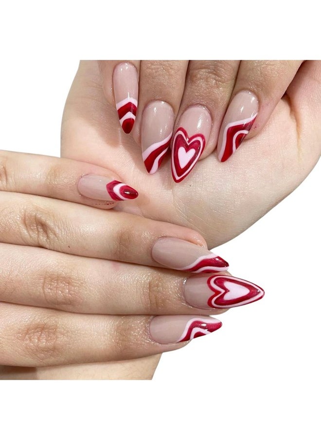 NABulous Nails Medium Almond Nail Tips - 600Pcs Pre-shaped Double 5, 6 Size Full Cover Gel Tips False Nail Tip Press on Nails for Nail Extension DIY Salon