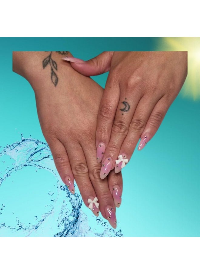 NABulous Nails Medium Almond Nail Tips - 600Pcs Pre-shaped Double 5, 6 Size Full Cover Gel Tips False Nail Tip Press on Nails for Nail Extension DIY Salon