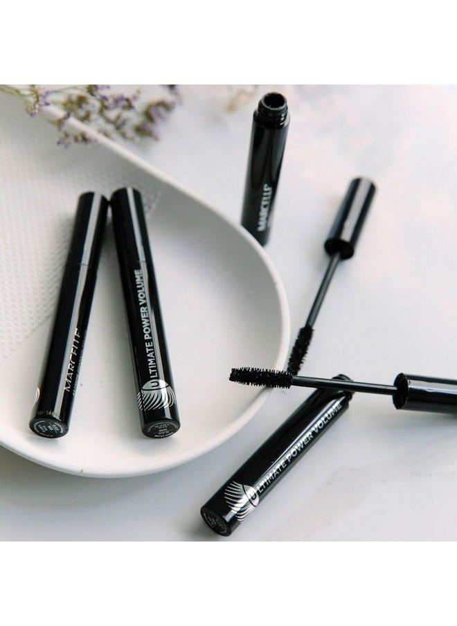 Marcelle Power Volume Mascara, Navy, Hypoallergenic and Fragrance-Free, 8.5 mL