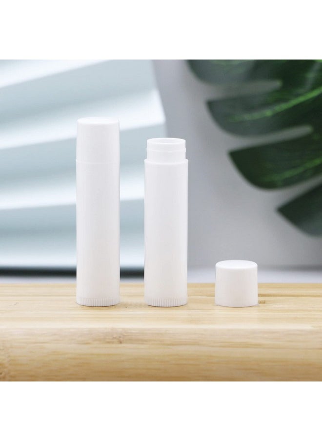 50 White Empty Lip Balm Tubes Containers by Upstore