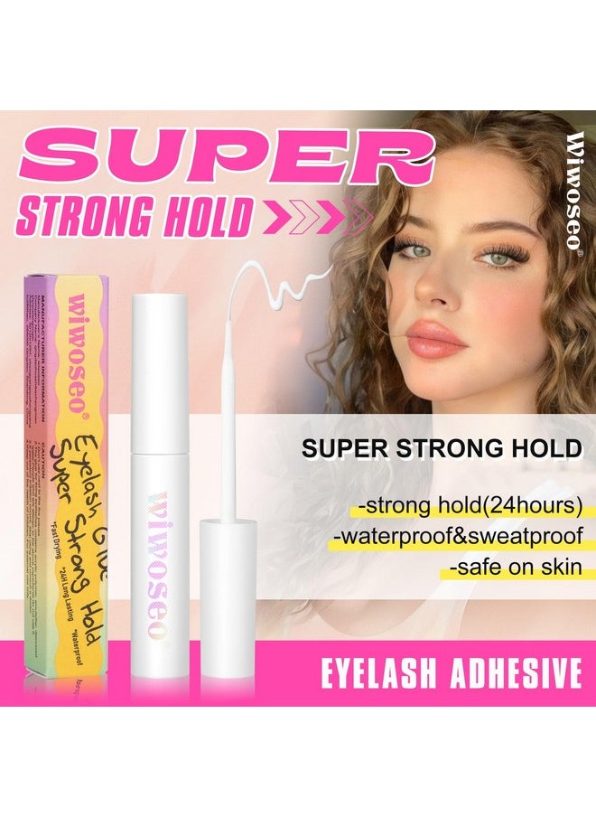 wiwoseo Wispy Lashes Natural Look Eyelashes with Glue Short Lashes Anime Eyelashes Cat Eye Lashes Kit Strip Lashes Extension C Curl False Eyelashes 7 Pairs Natural Eyelashes