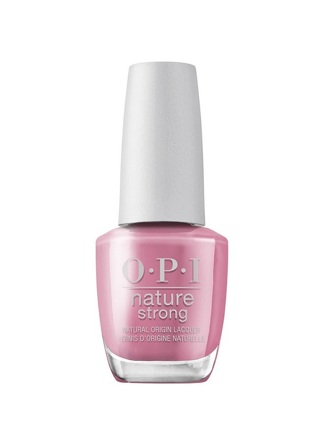 OPI Nature Strong Natural Origin Nail Polish | Sheer Light Pink Nude Neutral Crème Eco-Friendly Nail Polish | Plant Based, Vegan, Cruelty Free