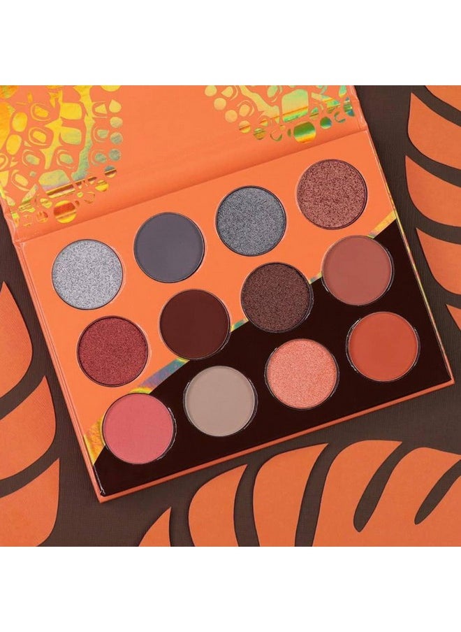Juvia's Place Palette The Nubian 3 Coral - Peachy Neutrals, Muted Hues, Shades of 12, Matte & Shimmer Shades, Pigmented Makeup Palette Eye Color & Shine, Pressed