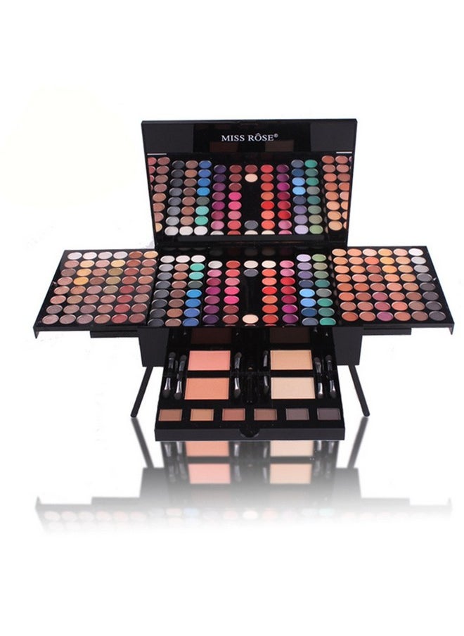 Pure Vie All-in-One Holiday Gift Makeup Set Essential Starter Bundle Include Eyeshadow Palette Lipgloss Concealer Blush Eyebrow Foundation Face Powder Eyeliner Pencil - Make up Kit for Women Full Kit
