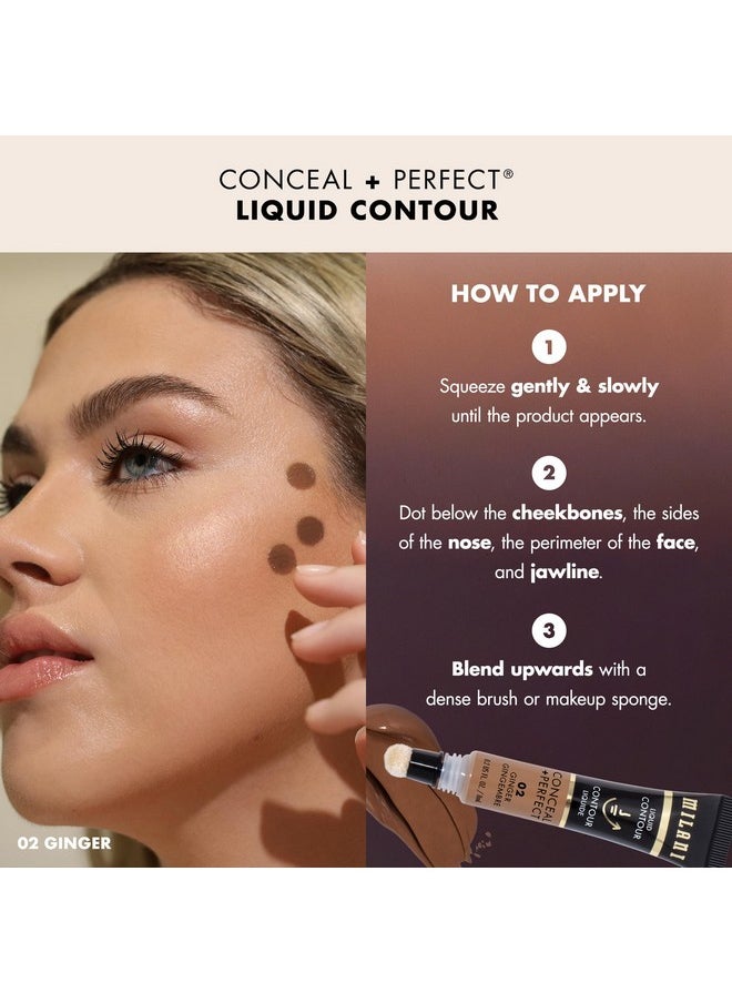 Milani Conceal + Perfect Liquid Contour for Added Definition, Face Lift Collection - Honey