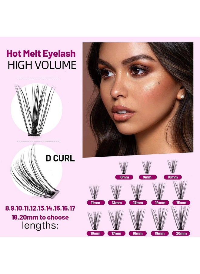 Dedila 8/10/12/14/16/17/18/20mm 60pcs 20 Root Grafting Individual False Eyelashes Mink Natural Long Eye Lashes Cluster Extension Makeup Beauty Fake Eyelash (17mm