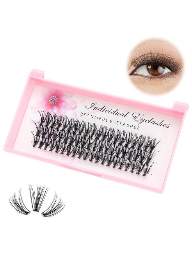 Dedila 8/10/12/14/16/17/18/20mm 60pcs 20 Root Grafting Individual False Eyelashes Mink Natural Long Eye Lashes Cluster Extension Makeup Beauty Fake Eyelash (17mm