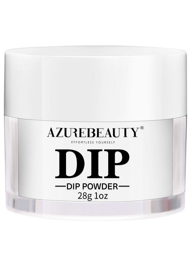 AZUREBEAUTY Clear Dip Powder for Nails, Essential Transparent Dipping Build Powder Crystal French Art Starter Manicure Beginner DIY Salon Home Gift, 1 Oz/28g