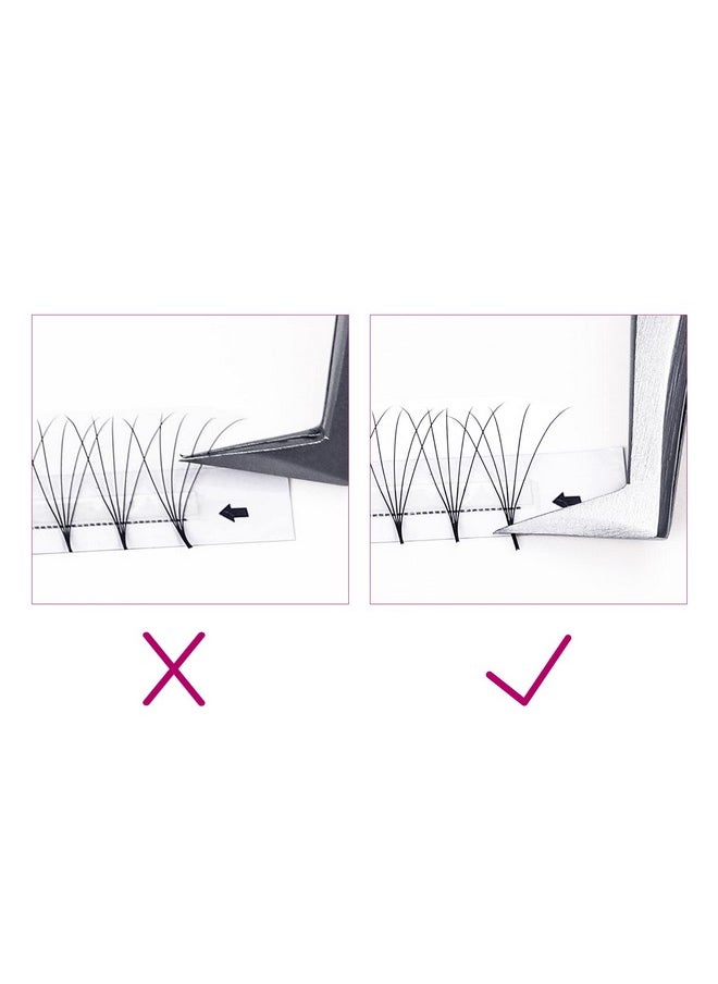 Eyelash Extension FADLASH Volume Lash Extensions 5D Premade Fan Eyelash 12mm Premade Lash Extensions Fans Supply C/D Curl .05 .07 .10 Synthetic Mink Premade Lash Fans (5D-0.07D, 12mm)