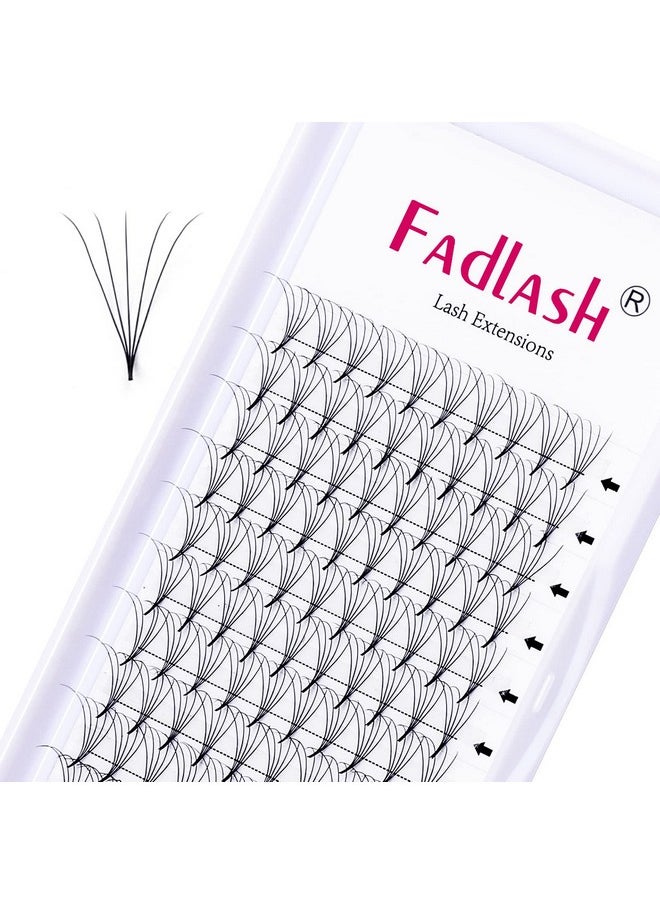 Eyelash Extension FADLASH Volume Lash Extensions 5D Premade Fan Eyelash 12mm Premade Lash Extensions Fans Supply C/D Curl .05 .07 .10 Synthetic Mink Premade Lash Fans (5D-0.07D, 12mm)
