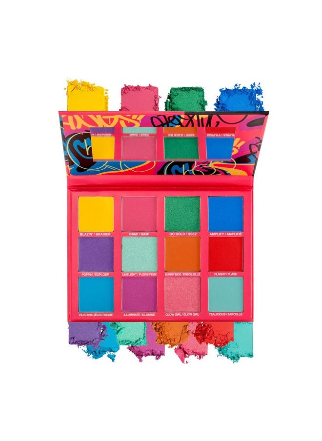 Black Radiance Brilliant Effects Eye Shadow Palette Tribal Bright