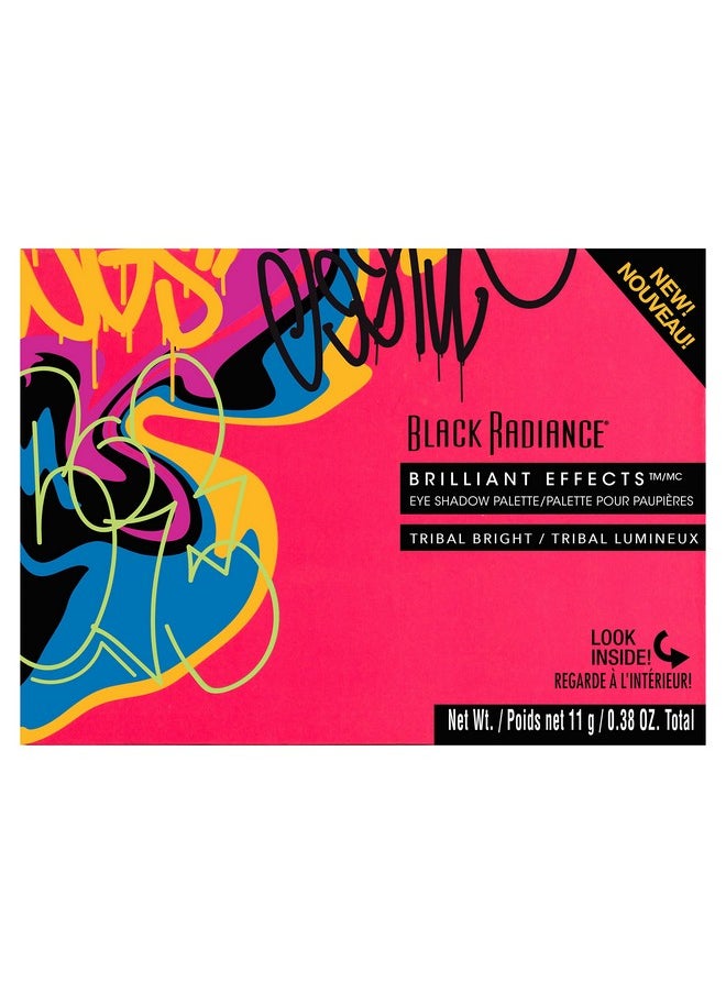 Black Radiance Brilliant Effects Eye Shadow Palette Tribal Bright