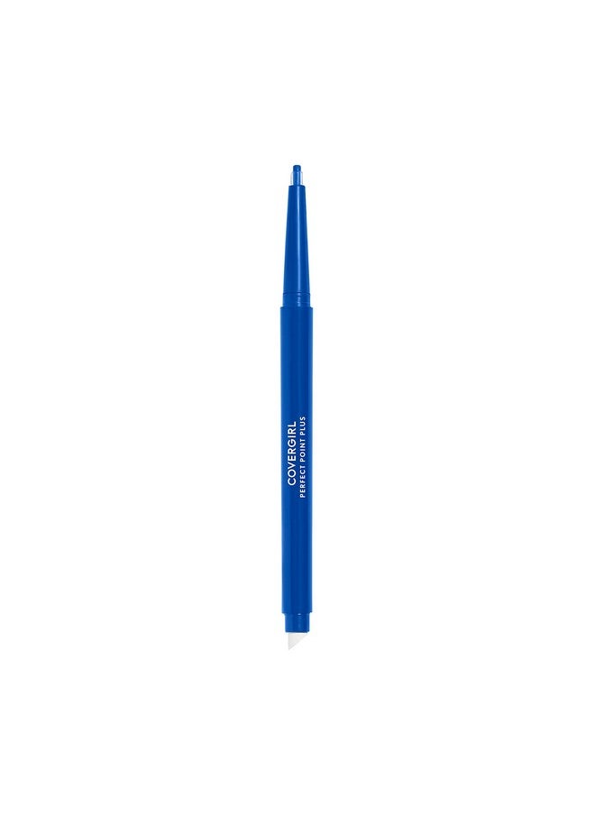 COVERGIRL Perfect Point Plus Eyeliner Pencil, Bold Cobalt, Long-Lasting, Versatile Blue Eyeliner, Soft Smudging Tip, No Sharpening Needed, Pack of 1
