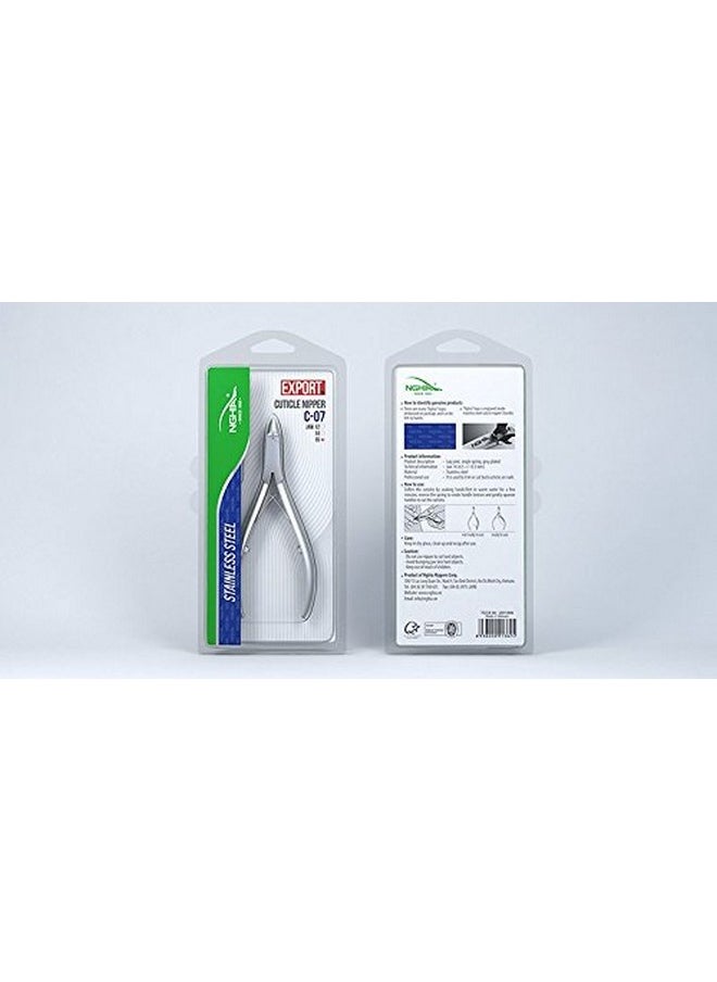 Nghia Stainless Steel Cuticle Nipper C-07 (Previously D-07) Jaw 14